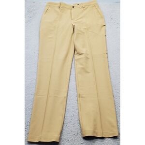 Dunning Golf Pants Mens 32/32 Tan Stretch Performance Flat Front Straight Leg
